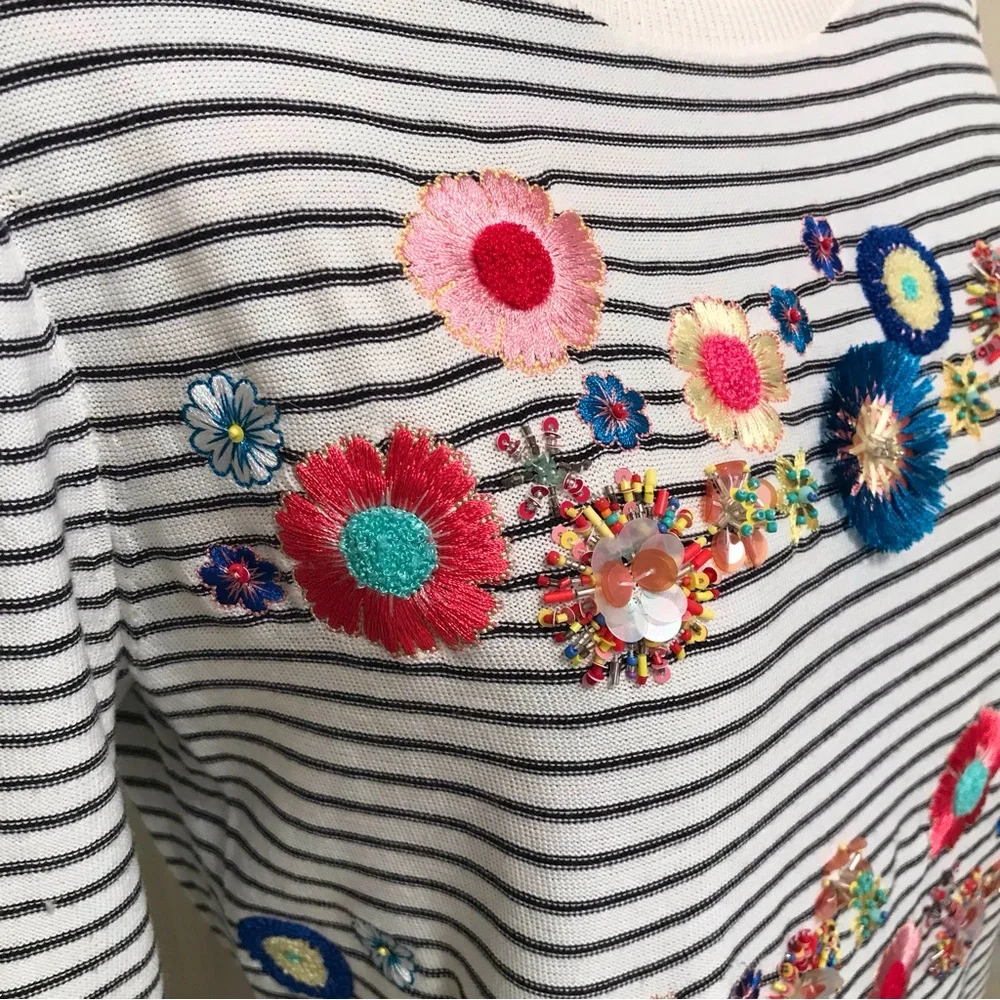 Talbots floral row